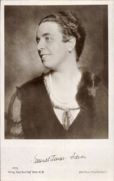 Postcard portrait of a Young Woman, Emma...