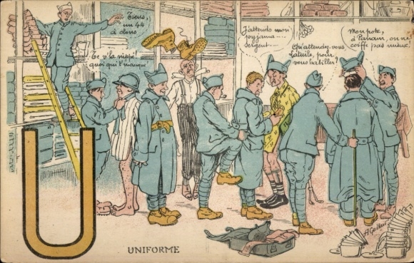 Artysta KP Armia Francuska, Mundury