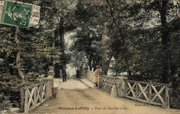 Postcard Maisons Laffitte Yvelines, Pont du Saut de Loup