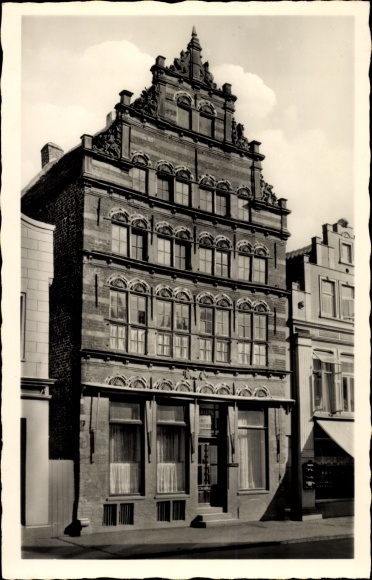 Ak Norden Ostfriesland, Das älteste Haus in der Osterstraße, Giebelhaus