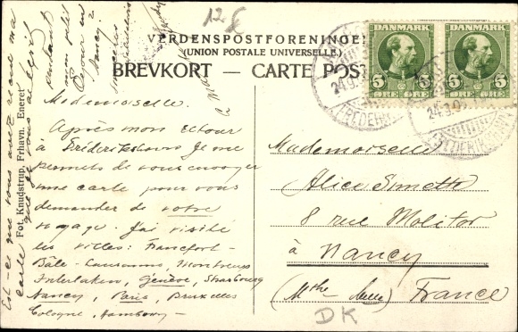 Postcard Skagen Denmark, Badehotellet og Fyret