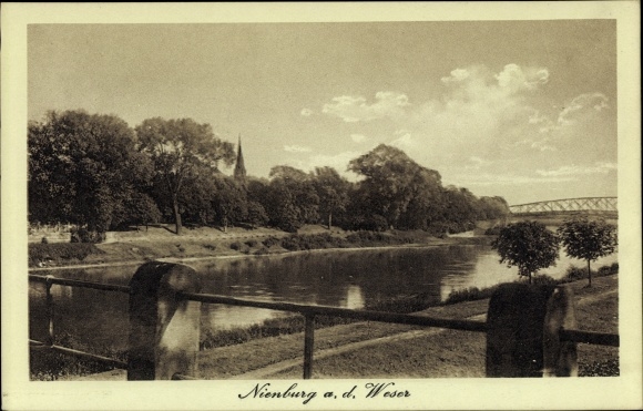 PC Nienburg an der Weser, Weser view, bridge