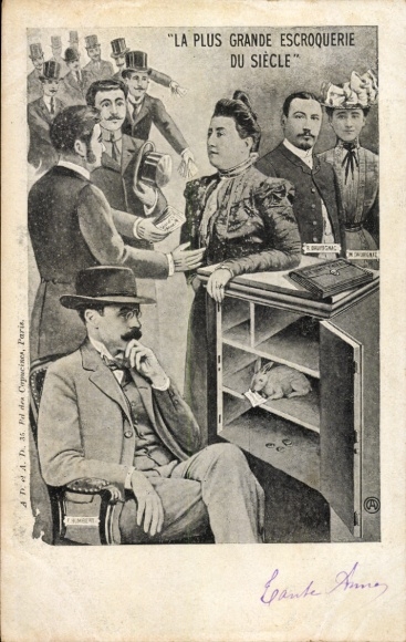 Postcard impostor Therese Humbert, Affair Humbert Crawford