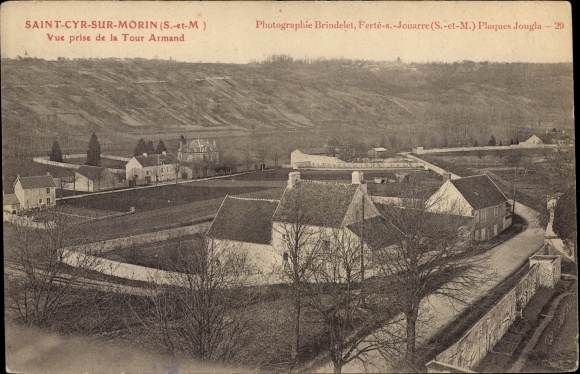 Ak Saint Cyr sur Morin Seine et Marne, Vue prise de la Tour Armand