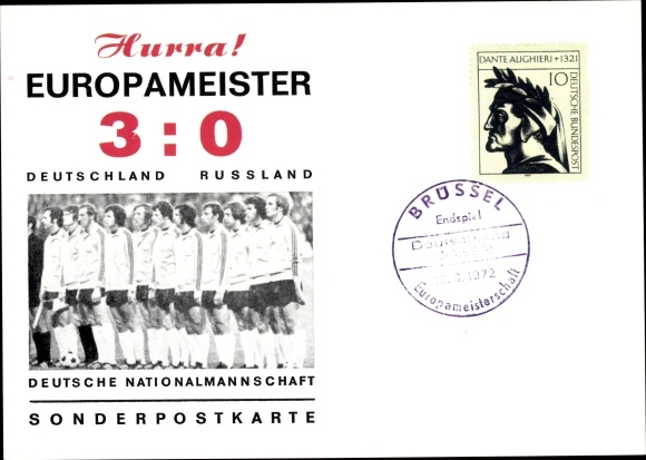 Reprezentacja Niemiec w piłce nożnej, mistrzowie Europy 1972, 3:0 przeciwko Rosji