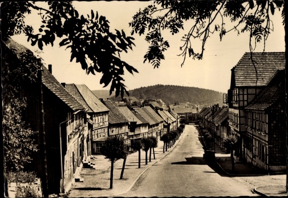 Ak Güntersberge Harzgerode am Harz, Marktstrasse