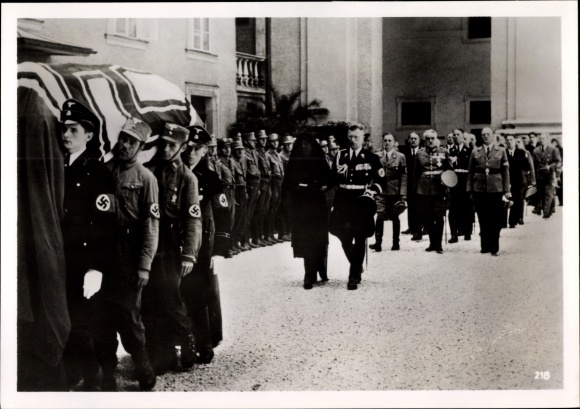 Photo H. Hoffmann, Salzburg, Burial of d. Austrian Foreign Minister Wilhelm Wolf, 1939