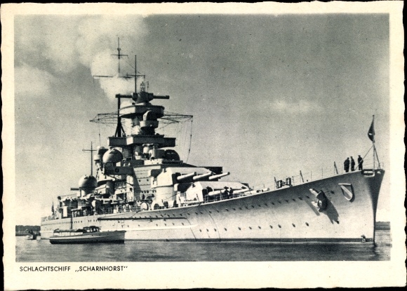 PC Deutsches Kriegsschiff, Scharnhorst, Battleship, Kriegsmarine