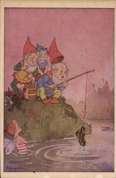 Artysta Ak, Krasnoludy łowiące but