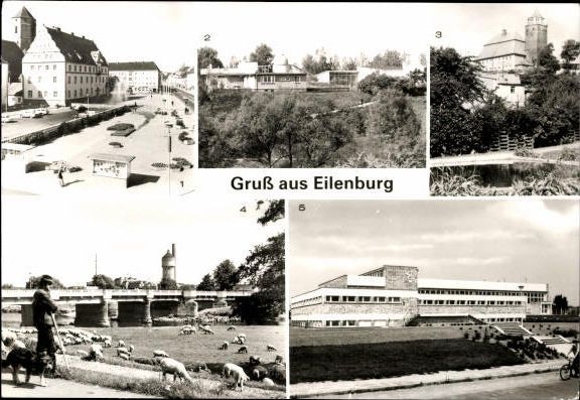 9 old PCs Eilenburg an der Mulde, various views