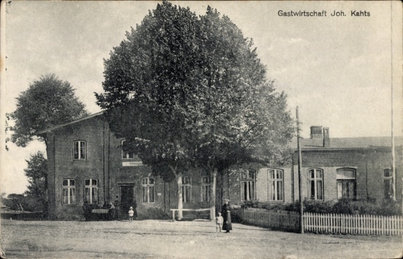 Postcard Nusse in the Duchy of Lauenburg, Inn Joh. Kahts