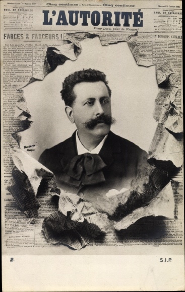 Zeitungs Postcard L&#39;Autorité, October 30, 1901, Pranks and Pranksters
