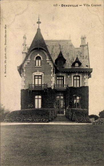 Ak Deauville Calvados, Villa Coutant
