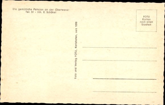 Postcard Beverungen in North Rhine Westphalia, Villa Ostertal