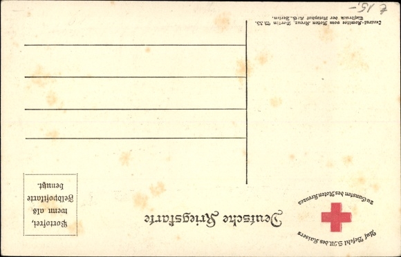 Postcard portrait of Kaiser Wilhelm II, signature