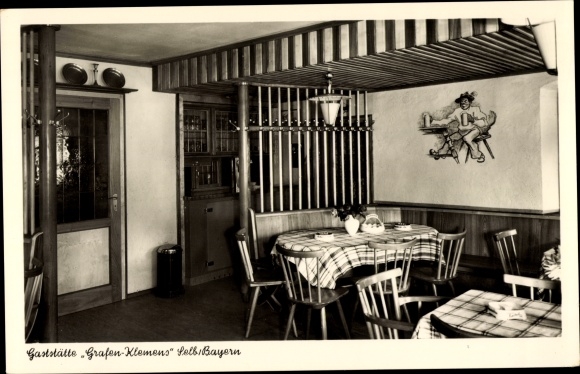 Ak Selb in het Fichtelgebirge Opper-Franken, restaurant Grafen Klemens