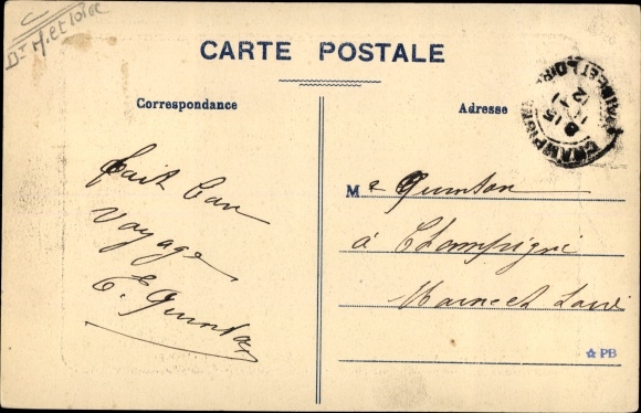 Postcard Saumur Maine et Loire, Rue Balzac, Hotel des Postes, Rue d&#39;Orleans
