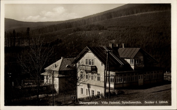 KP Spindleruv Mlýn Spindlermühle Karkonosze Hradec Králové, Villa Heimtal