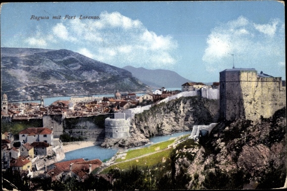 PC Ragusa Dubrovnik Croatia, Fort Lorenzo, City View, Photochromic purger 8872