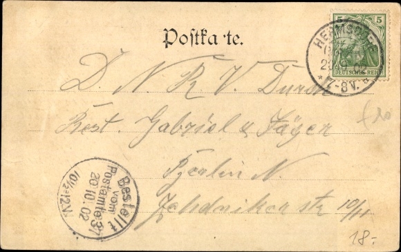 Postcard Berlin Reinickendorf Hermsdorf, Hotel Kaiserhof