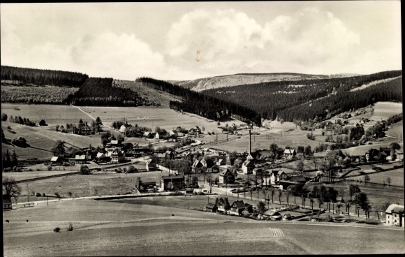 Ak Heidersdorf im Erzgebirge, Panorama