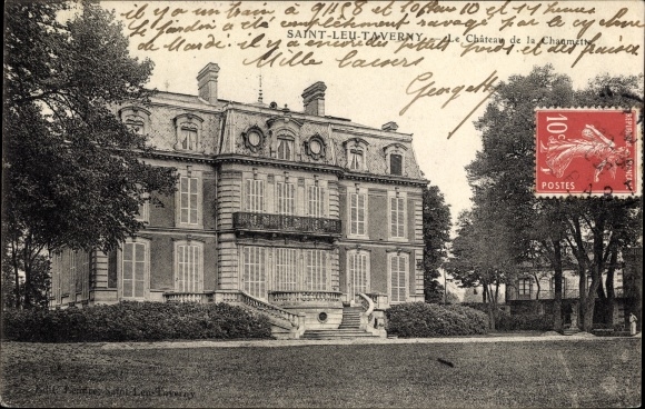 Ak Saint Leu Taverny Val d'Oise, Château de la Chaumette