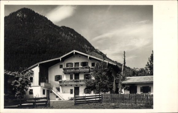 Postcard Ramsau in Berchtesgadener Land Upper Bavaria, Kneipp health resort Taubensee