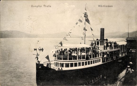 KP parowiec Thalia na jeziorze Wörthersee