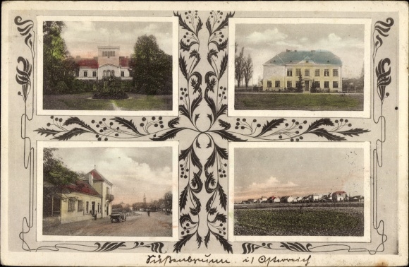 Postcard Suessenbrunn Vienna 22. Donaustadt Austria, town views