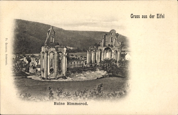 Ak Himmerod Großlittgen in der Eifel, Ruine Himmerod