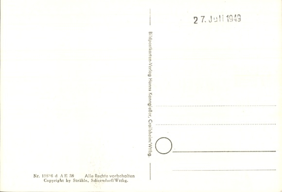 Postcard Schwaigern in Württemberg, aerial photograph