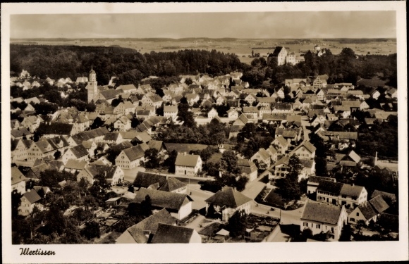 PC Illertissen in Swabia, aerial photo