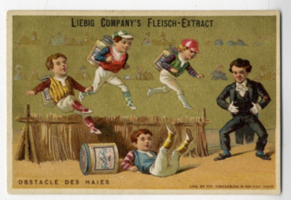 Liebig single picture picture 4 series A 36 S 108 August (The stupid one) 1883