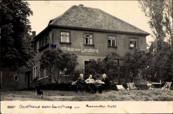 Photo Postcard Herzogswalde Wilsdruff, view of the inn on the Landberg