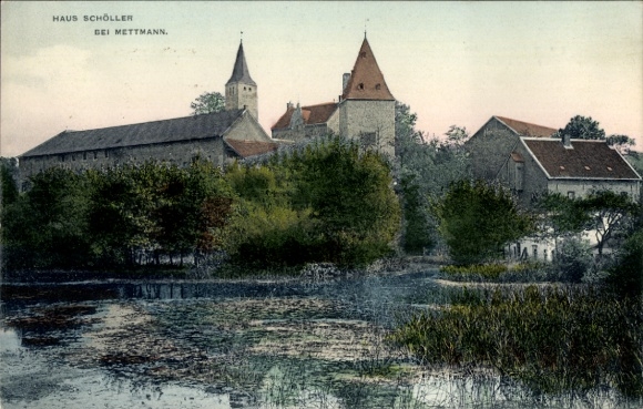 Postcard Mettmann in North Rhine-Westphalia, Haus Schöller