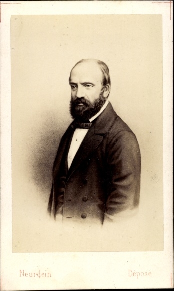 Visiting Card François d&#39;Orléans, Prince of Joinville, Admiral