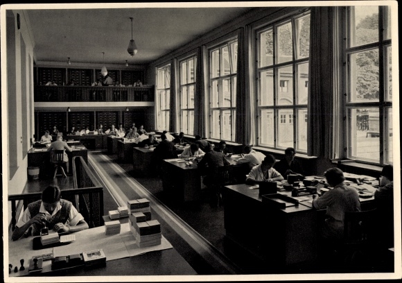 Collective picture Germany awakes No. 46, Brown House Munich, view of the card index room