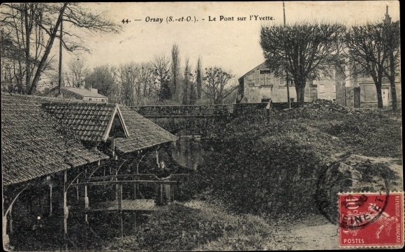 Ak Orsay Essonne, Pont sur l´Yvette