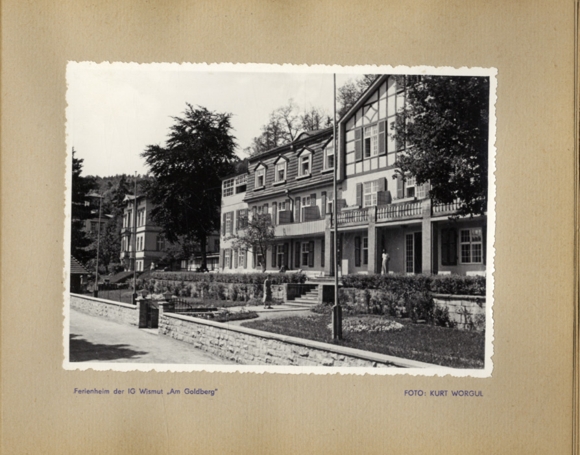 GDR IG bismuth FDGB photo album 1962 Schwarzburg holiday home 13 original photos