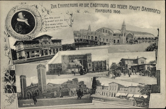 PC Hamburg Mitte Sankt Georg, Hauptbahnhof, opening 1906