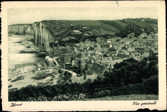 Postcard Yport Seine Maritime, general view