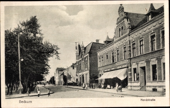 Ak Beckum in Westfalen, Nordstraße, Handlung