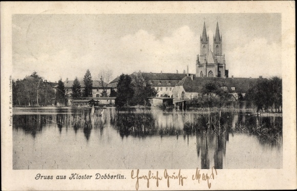 PC Dobbertin Mecklenburg, monastery, water game