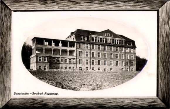 Embossed Passepartout Postcard Bad Rappenau in Baden, Sanatorium