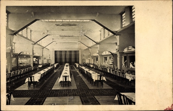 Postcard Holthausen Düsseldorf North Rhine-Westphalia, GeSoLei hall of the Persil works, exhibition