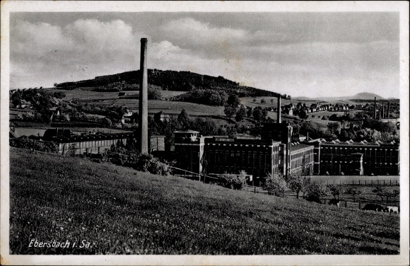 PC Ebersbach in Saxony, partial view, factory