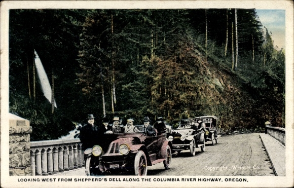 Ak Vanport Oregon USA, Shepperd's-Dell, Columbia-River-Highway
