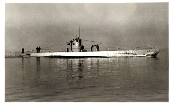 Foto Ak Deutsches U Boot, U 12, Kriegsmarine