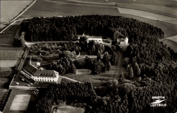 Postcard Beverungen in North Rhine Westphalia, aerial photograph of the GTB Heim Elisenhöhe