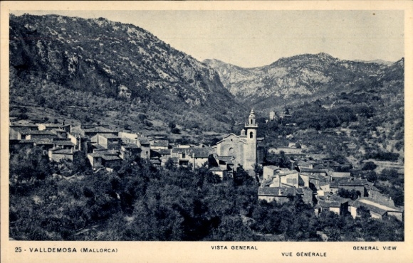 Ak Mallorca Valldemosa Islas Baleares, de iglesia